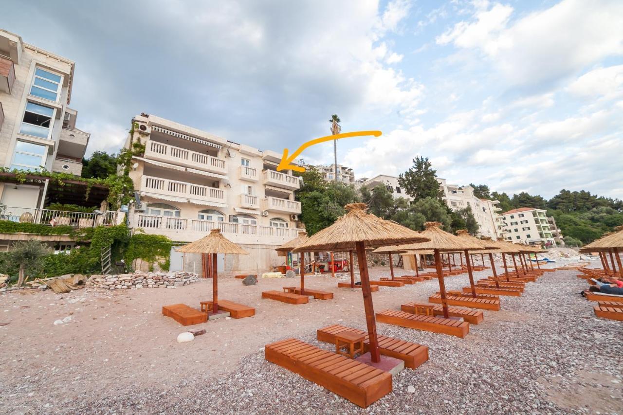 Beachfront First Line View Sveti Stefan Εξωτερικό φωτογραφία