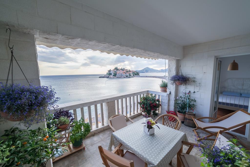 Beachfront First Line View Sveti Stefan Εξωτερικό φωτογραφία